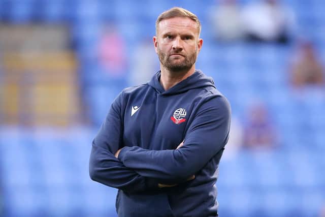 Bolton manager Ian Evatt brings his side to Fratton Park on Saturday.  Picture:  Charlotte Tattersall/Getty Images