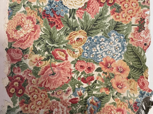 The wallpaper dates back to restaurants including the Golden Egg Road (1977) and London Pride Restaurant (1981). Picture: Aysegul Epengin.