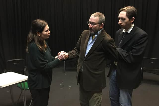 Breaking The Wall by Bench Theatre is at The Spring Arts Centre in Havant from February 8-11, 2023. Picture by Stephen Mollett