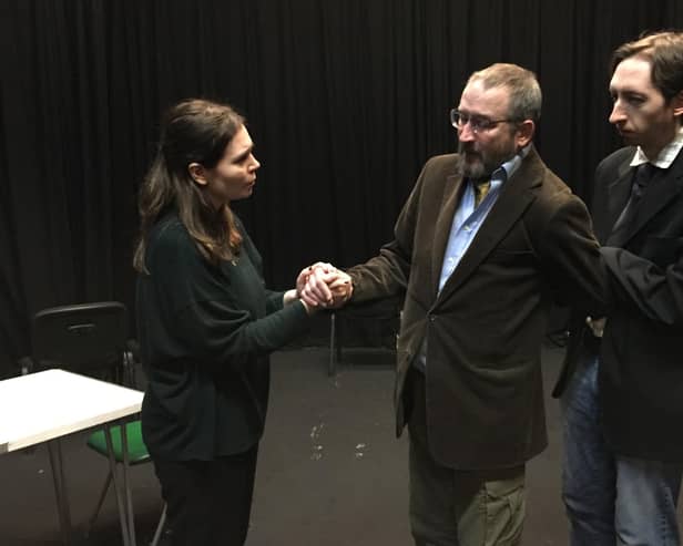 Breaking The Wall by Bench Theatre is at The Spring Arts Centre in Havant from February 8-11, 2023. Picture by Stephen Mollett