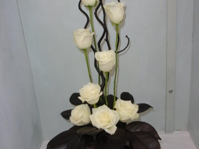 Maureen Simpson's Winning Arrangement in Black and White