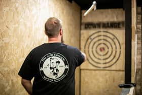 Pictured: Axe throwing.

Picture: Habibur Rahman