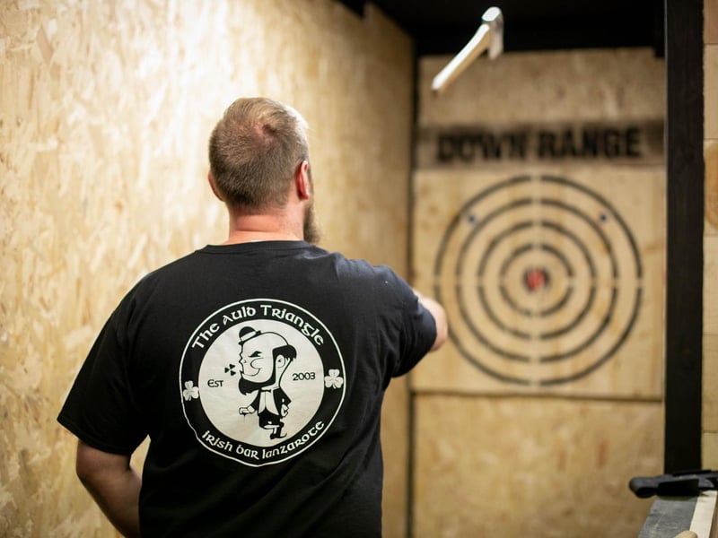 Pictured: Axe throwing.
Picture: Habibur Rahman