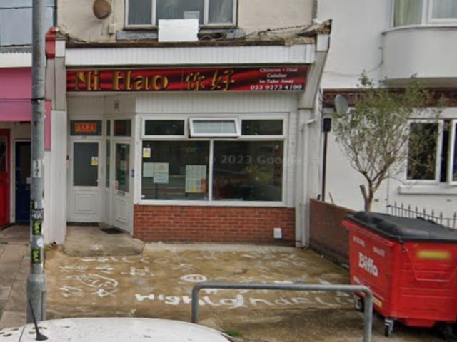And Ni Hao, at 135 Highland Road, Southsea was given a score of zero on May 7.