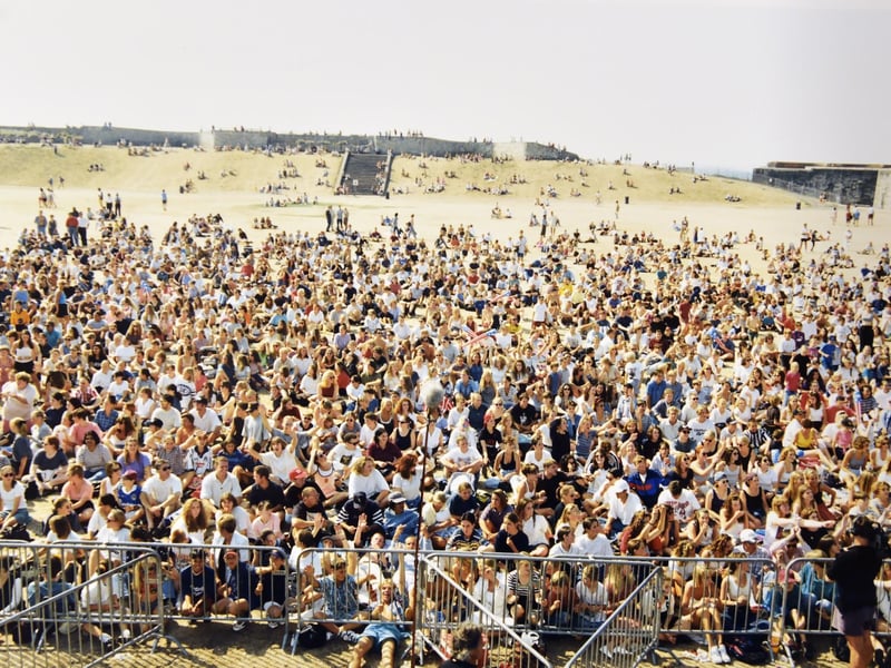 The Radio 1 Roadshow in Southsea, in 1995.