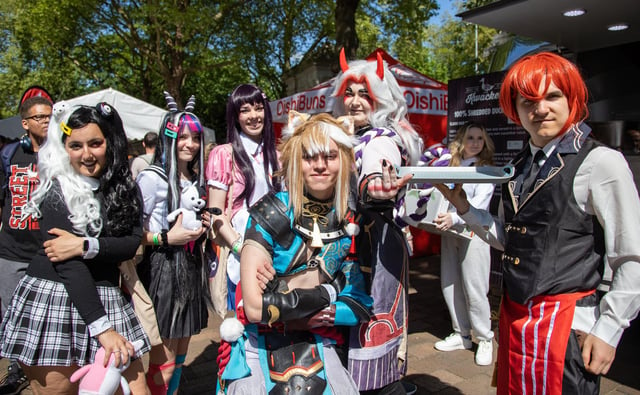 Some Cosplayers focused on Anime and Manga characters.
Photos by Alex Shute