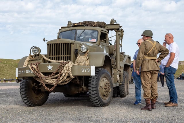One of the many of vintage vehicles on display at Fort Nelson. Picture: Mike Cooter