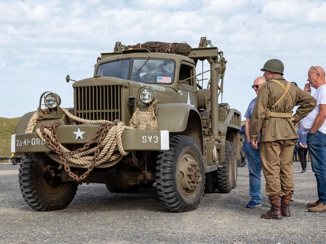 One of the many of vintage vehicles on display at Fort Nelson. Picture: Mike Cooter