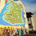 Artist Mark Lewis has been adding more to his ever growing mural on the junction of Waverley Road and Clarendon Road in Southsea.

Picture: Sarah Standing (171120-8709)