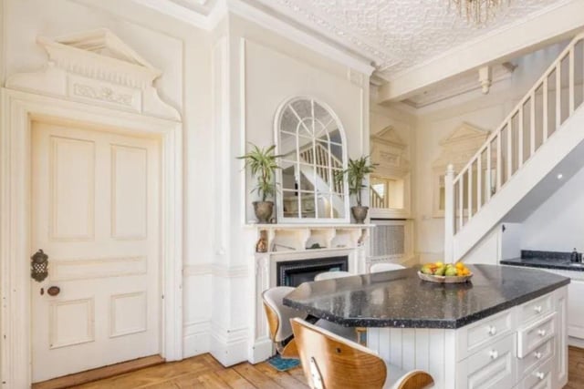 The listing says: "This home has been extensively restored by the current owner and provides ample and flexible accommodation spread over the ground floor, lower ground floor with good natural light in part and the first floor."
