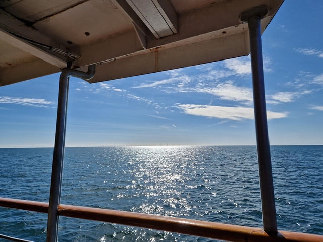 The paddle steamer Waverley sets sail from Shoreham, bound for the Isle of Wight, on September 13, 2024
