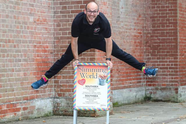 Anthony Wood lost six stone and is now a trained Slimming World Consultant in Southsea.

Picture: Stuart Martin (220421-7042)