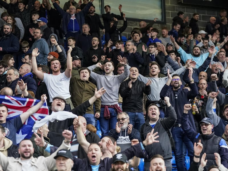 4,019 Pompey fans enjoyed the Blues' 1-0 win at Peterborough