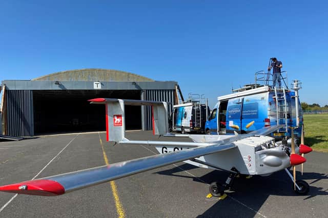 A UAV drone designed and built by the University of Southampton for Windracers to transport medical supplies