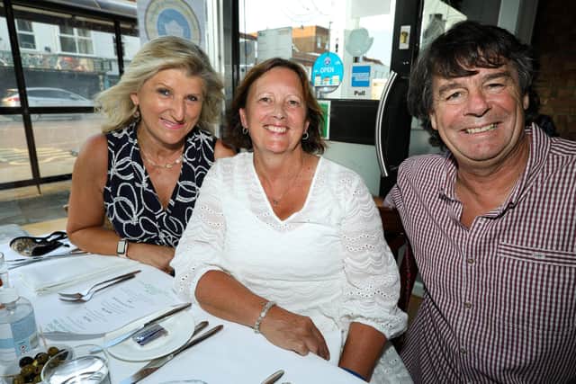 From left, Annette McHugh, Denise Fry and Mike McHugh. Picture: Chris Moorhouse (jpns 170721-17)
