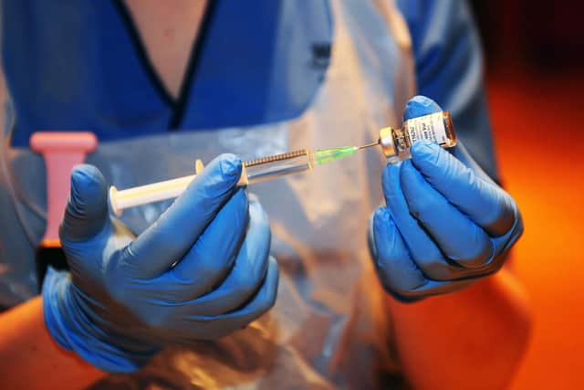 The council and public health team is working to encourage more people to have their Covid vaccine. Picture Michael Gillen.