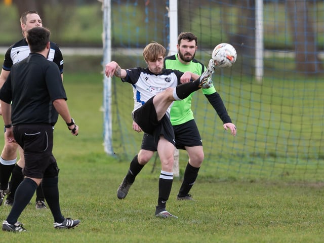 Bedhampton Village Reserves (green) v Fleur de Lys. Picture: Keith Woodland