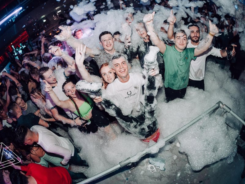 Clubbers at Face on the floor in Pryzm in 2019.