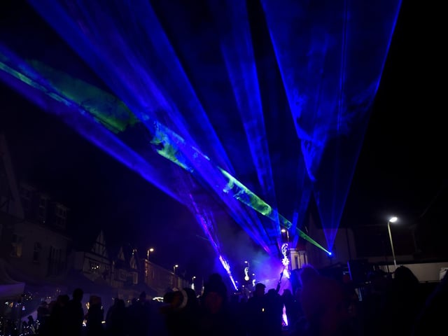 Lee-on-the-Solent Christmas lights were switched on in the High Street on Friday, November 24.Picture: Sarah Standing (241123-2377)