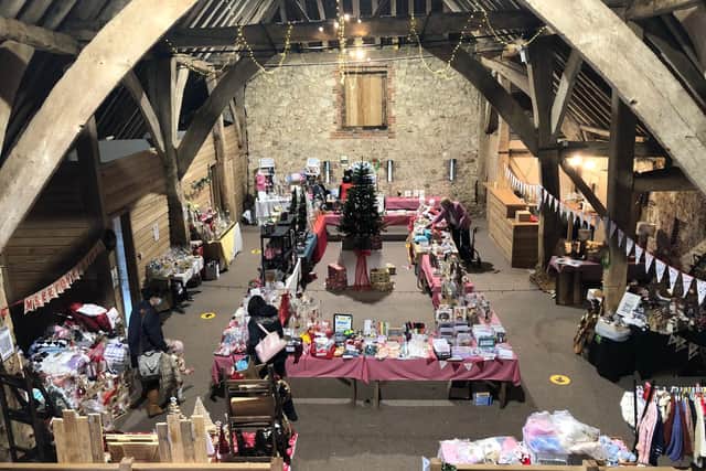 The Great Barn in Titchfield is hosting its first Christmas market. Picture: Richard Lemmer