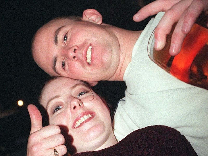 Partying the night away at Uropa in 1999