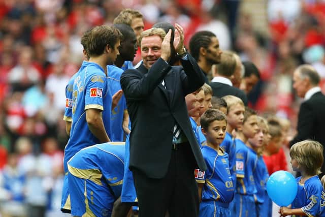 Former Pompey boss Harry Redknapp guided the Blues to FA Cup glory in 2008 Picture: Alex Livesey/Getty Images