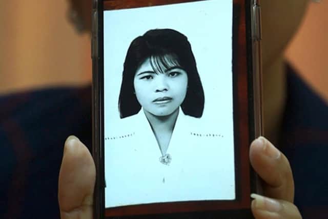 The picture of Mrs Lamduan, who last contacted her parents in 2004. (Photo by Yuttapong Kumnodnae/Bangkok Post)
