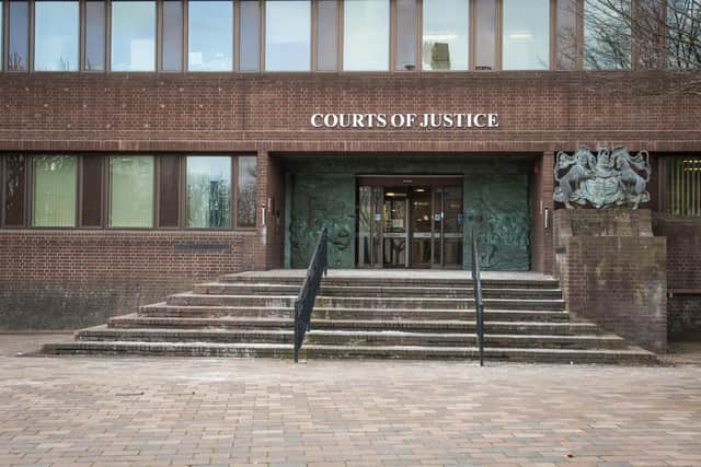 Portsmouth Crown Court heard Levi Seriki-Walters, 35, was seen on CCTV chasing the woman from the scene. Picture: César Moreno Huerta.