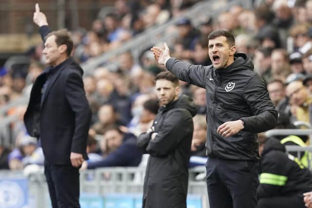 Portsmouth head coach John Mousinho.