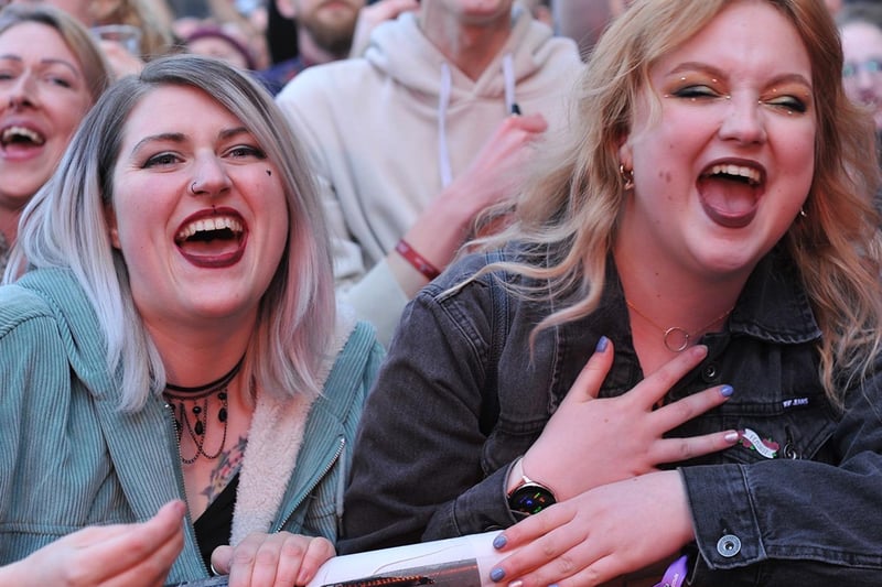 Members of the audience at Takedown Festival. Picture by Paul Windsor