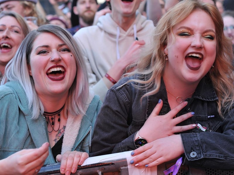 Members of the audience at Takedown Festival. Picture by Paul Windsor