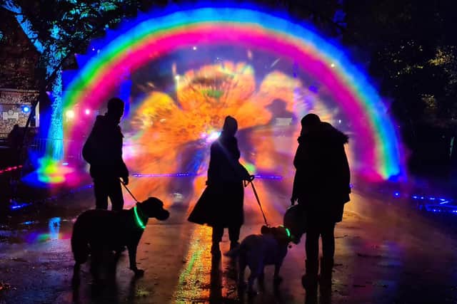 We Shine Portsmouth - the rainbow art water feature in Victoria Park
Picture: Alex Yorke