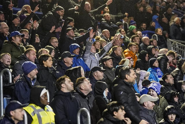 Pompey supporters have only three more home games remaining this season