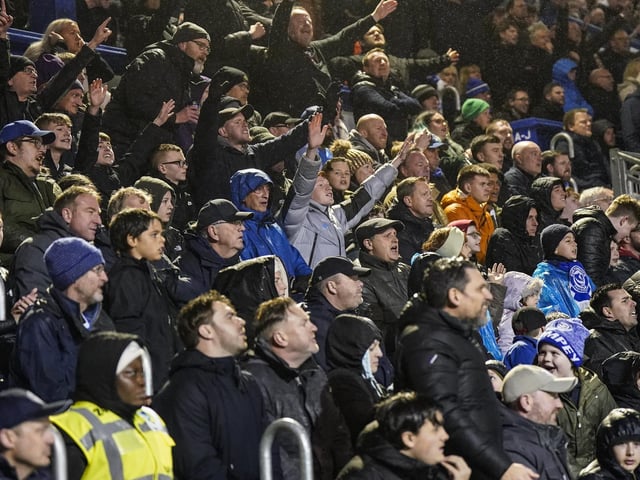 Pompey supporters have only three more home games remaining this season