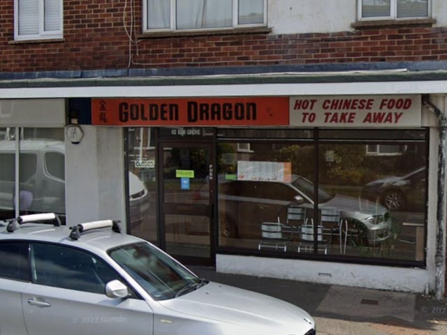 Rated 5: The Golden Dragon at 62 Elm Grove, Hayling Island; rated on May 1