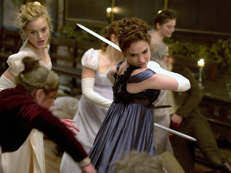 This comedic parody of Jane Austen's Pride and Prejudice combines the classic tale with the addition of zombies. The 2016 film, featuring Lily James, filmed scenes at Basing House in Old Basing near Basingstoke.