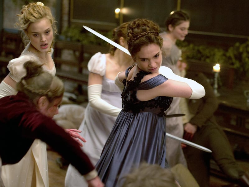 This parody of Jane Austen's landmark Pride and Prejudice which features the addition of zombies filmed scenes at Basing House in Old Basing near Basingstoke in November 2014.