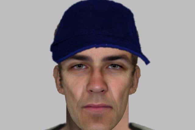 An e-fit of a man police want to speeak to after a sexual assault on Lovers Walk, Southampton. Pic: Hants police