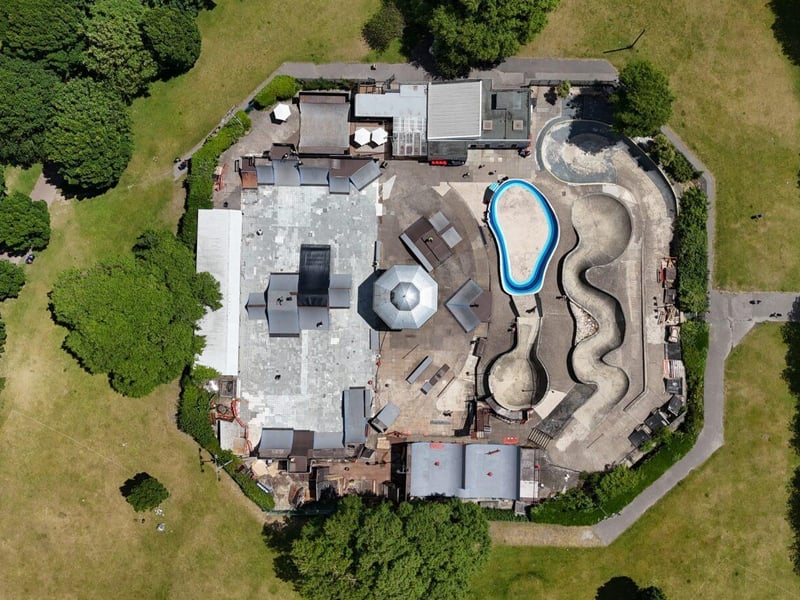 Southsea Skatepark is always a popular destination in the sunshine. Picture: My Portsmouth By Drone