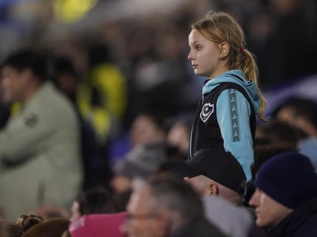 This young fan was making sure she didn't miss any of the action!