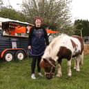 Angie Othen has converted her horse box into a cafe during the pandemic, CatheringtonPicture: Chris Moorhouse (jpns 220521-39)