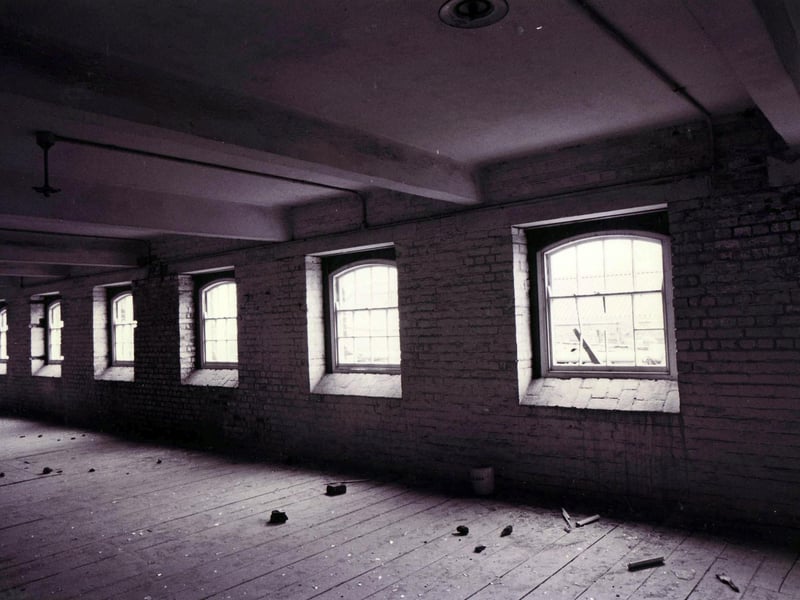 The interior of the old magazine building in Pounds Yard, Portsmouth 13th September 1993.