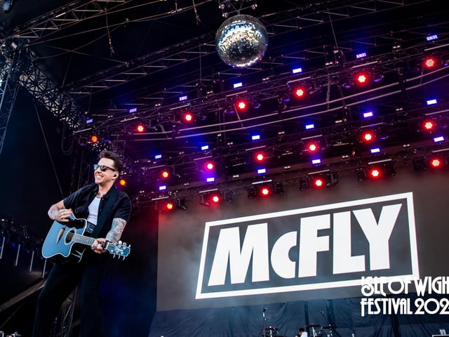 McFly on the main stage