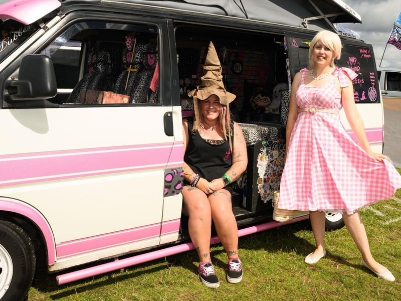Pictured is: Tracey Weidner with Barbie.
Picture: Keith Woodland (060821-153)