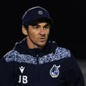 Joey Barton wasn't a happy man after Pompey edge his Bristol Rovers side 2-0 on Saturday.