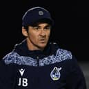 Joey Barton wasn't a happy man after Pompey edge his Bristol Rovers side 2-0 on Saturday.