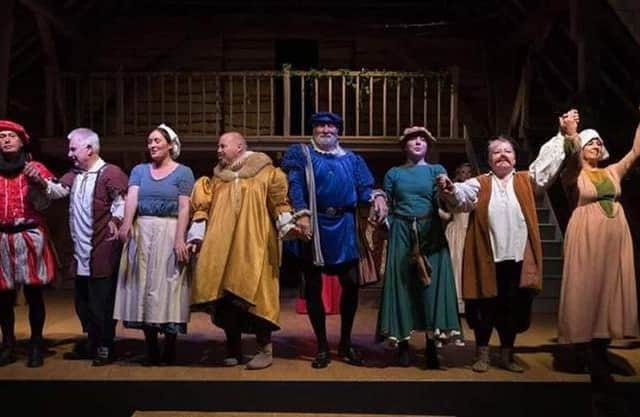 Titchfield Festival Theatre's production of Taming of the Shrew, before social distancing.