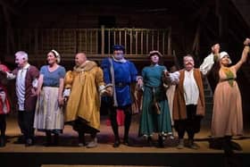 Titchfield Festival Theatre's production of Taming of the Shrew, before social distancing.