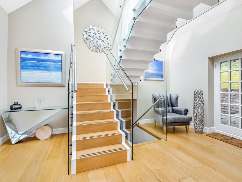 This four bedroom detached house in Hambledon is on sale for £1,895,000. It is listed by Fine and Country