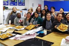 Loaves of Love class: our participants and the Chefs.